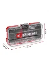 Orijinal Einhell S-CASE 18 parça darbeye dayanıklı aksesuar seti (25 mm bitler, 50 mm bitler, 60 mm bit tutucu, lokma adaptörü, metal delme ucu ve saklama kutusu dahil) - 49108709