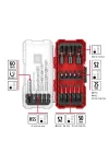 Orijinal Einhell S-CASE 18 parça darbeye dayanıklı aksesuar seti (25 mm bitler, 50 mm bitler, 60 mm bit tutucu, lokma adaptörü, metal delme ucu ve saklama kutusu dahil) - 49108709