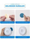Orret Home Hareket Sensörlü LED Gece Lambası – Şarj Edilebilir ve Taşınabilir 4000K Işık, USB ile Dolap İçi, Merdiven, Gardrop Altı Kullanımına Uygun Beyaz Işık Spot Lamba (1)
