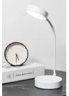 Orret Home Şarjlı Dokunmatik Akrobat Masa Lambası – 12 LEDli Katlanabilir Kitap Okuma ve Çalışma Işığı, Beyaz Işık, Işıldak Modlu Taşınabilir Masa Üstü Lamba-Kitap Okuma Işığı