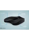 Ortopedik Visco Oturma Minderi – Ergonomik Oturma Simidi | Siyah
