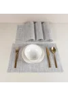 Other Light Grey 4 Parça Amerikan Servis 30x45 cm