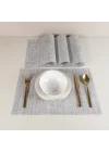 Other Light Grey 4 Parça Amerikan Servis 30x45 cm