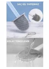 Oval Slikon Klozet Fırçası Beyaz