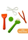 Oyun Hamuru Premium Modelleme Seti (ROLLER, MAKAS, SPATULA, CIMBIZ)