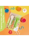 Oyun Hamuru Premium Modelleme Seti (ROLLER, MAKAS, SPATULA, CIMBIZ)