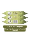 Pamuk Zeytin Cep Mendili 3x15 (45 Yaprak)