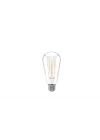Panasonic E27 Dim Edilebilir Filaman ST64 Lamba 7W 806LM 2700K Clear