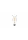 Panasonic E27 Dim Edilebilir Filaman ST64 Lamba 7W 806LM 2700K Clear