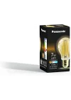 PANASONIC E27 FİL ST64 LAMBA, SARI IŞIK 7W 630LM 2000K GOLD