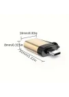 Parcbeny PM-3826 Type-C Otg Adaptör Flash Sürücüleri, Klavyel Ve Diğer Çevre Birimlerini Yeni Macbook Ve Diğer USB-C Cihazını Bağlamak İçin USB-C Bağlantı Noktasını USB 3.0 Bağlantı Noktas