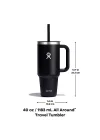 Paslanmaz Çelik Her Yerde Seyahat Tumbler Saplı 40oz Trillium