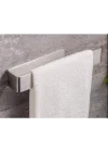 Paslanmaz Çelik Kağıt Rulo Havluluk, Peçetelik, Yapışkanlı Tasarım, Banyo Askısı