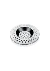 Paslanmaz Çelik Lavabo Süzgeci, 7 cm Çap, Yerli Üretim, 2 Adet