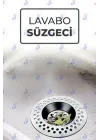 Paslanmaz Metal Lavabo Süzgeci