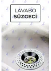 Paslanmaz Metal Lavabo Süzgeci