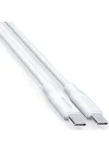 PD25TK Type-C To Type-C Pd 25W Hızlı Data/Şarj Kablosu 1 Metre Beyaz