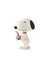 Peanuts by Jim Shore Snoopy doğum günü figürü, 7,6 cm, çok renkli