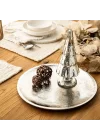 Pearl Dekoratif Tabak 30 Cm Gümüş