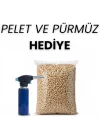 Pelet Soba Roket Soba 125 Cm - Pürmüz&Pelet Hediyeli