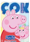 Peppa Pig ve Evie - Çok Boya! Çıkartmalı Dev Boyama Kitabı