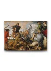 Peter Paul Rubens - Kurt ve Tilki Avı Tablosu - 90x60cm