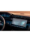 Peugeot 508 10 İnç İle Uyumlu Mat Ekran Koruyucu Multimedya Şeffaf