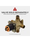 Pfirst R89040K Fırçalanmış Nikel Modern Valf, Trim