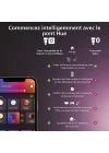 Philips Hue GO V2 Taşınabilir Akıllı Led Masa Lambası, Bluetooth Özellikli, Beyaz ve Renkli