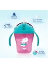 Pipetli Bardak 200 ml - PEMBE