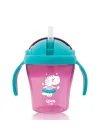 Pipetli Bardak 200 ml - PEMBE