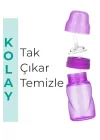 Pipetli Bardak 270 ml/Mor