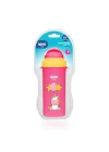 Pipetli Bardak 300 ml - PEMBE
