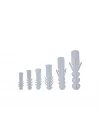 Mey İthalat® Plastik Dubel Beyaz 7 mm ( 100 Adet )
