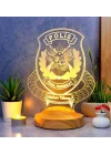Polis Özel Harekat Kişiye Özel Özel Harekat Amblemli Led Lamba