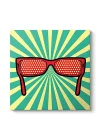 Pop Art Gözlük Tablosu 30 x 30