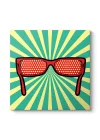 Pop Art Gözlük Tablosu 30 x 30