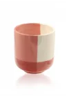 Porselen Saksı Pembe 9x10 cm