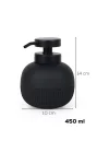 Porsima 3118 Banyo Ve Mutfak Sıvı Sabunluk 450 Ml Siyah