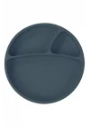 Porsiyon Vakum Tabanlı Silikon Tabak Deep Blue