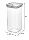 Pratik Kare Saklama Kabı, 3X1200 Ml