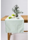 Premium Keten Runner 40 X 150 Cm (Adaçayı)
