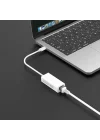 PrimeX PX-2131C Type-C to RJ45 Ethernet Adaptör, USB-C 10/100Mbps Kablolu İnternet Çevirici, Type-C USB Network Dönüştürücü, PC Laptop MacBook İçin RJ45 LAN Adaptör, Win10/11 Mac Linux Tak Çalıştır