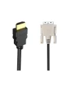 PrimeX PX-4106 Molex 2 Metre Dvi to Hdmi Kablo, HDMI to DVI Çift Yönlü Görüntü Aktarım Kablosu, 1080P Full HD DVI HDMI Erkek-Erkek Monitör TV Projeksiyon PC Ekran Kartı Bağlantı Kablosu, Altın Uçlu