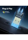 PrimeX PX-BTU54 Bluetooth 5.4 Nano USB Adaptör, PC Notebook Laptop İçin Mini Bluetooth V5.4 Dongle, Kulaklık Hoparlör Klavye Mouse Gamepad Bağlantı Adaptörü, Windows 11/10 Uyumlu
