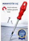 Profesyonel Manyetik Yıldız Tornavida PH2 6+125 mm, Yüksek Tork Dayanımlı Sertleştirilmiş Çelik Uç, Kaymaz Ergonomik Sap, Dar Alanlara Uygun, Mobilya Montajı ve Elektrik İşleri İçin