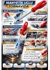 Profesyonel Manyetik Yıldız Tornavida PH2 6+125 mm, Yüksek Tork Dayanımlı Sertleştirilmiş Çelik Uç, Kaymaz Ergonomik Sap, Dar Alanlara Uygun, Mobilya Montajı ve Elektrik İşleri İçin
