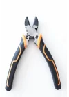Profesyonel Yan Keski, 160 mm, Ergonomik Saplı, Turuncu Siyah