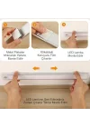 Promosyonca Sensörlü Alüminyum USB Şarjlı LED Gece Lambası, 3 Renk Kısılabilir, Mutfak Dolap Tezgah için (40 cm)