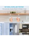 Promosyonca Sensörlü Alüminyum USB Şarjlı LED Gece Lambası, 3 Renk Kısılabilir, Mutfak Dolap Tezgah için (40 cm)